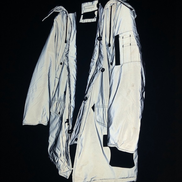 reflective jacket calvin klein